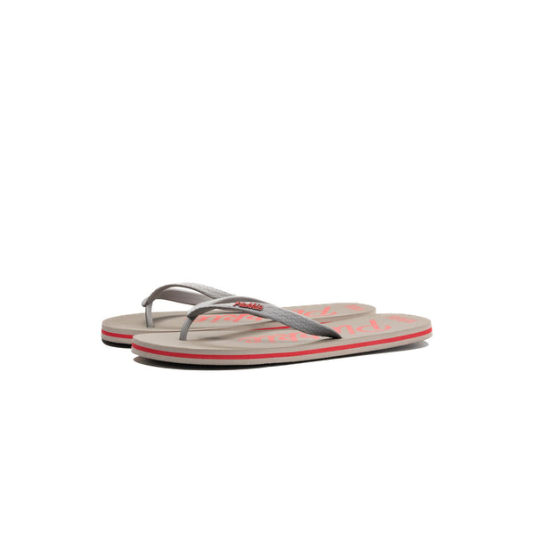 Plakkie Clifton (grijs en rood)
