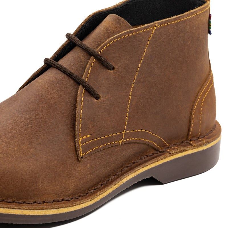 Veldskoen Chukka Shoe Brown Sole