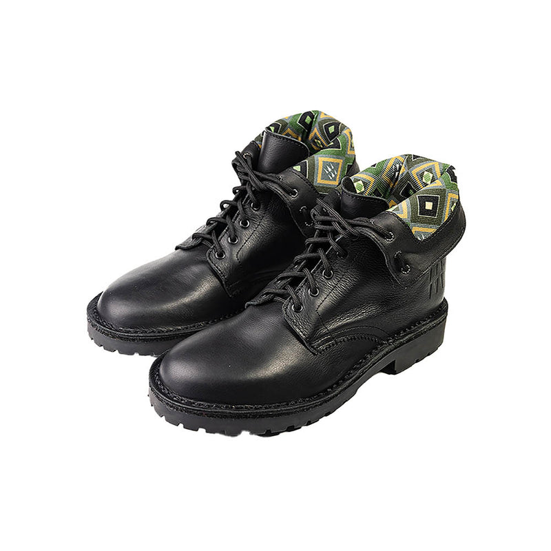 The Veldskoen MoveMe Ranger (Black sole. Black leather boot) - €189,95